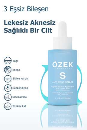Akne Karşıtı Cilt Bakım Serumu 35 ml