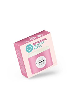 Ben & Anna Love Me Refill Deodorant Stick 40 gr | %100 Doğal Vegan, Alüminyum İçermez Nemlendirici
