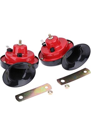 Salyangoz Korna Takımı Tek Fişli Ince Kalın Set 12 Volt Üniversal
