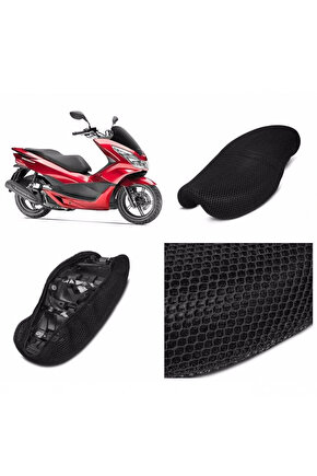 Honda Pcx 125 Fileli Sele Kılıfı A+++ Kalite 2021-22-23-24-25-26 Tüm Modeller