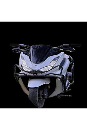 Honda Pcx 125 H2 Kanat Ayna Katlanır Naked Model Tam Uyumlu Siyah