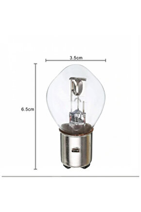 Motosiklet Far Ampulü Halojen 12V A35-35W S2 BA20D Bosch Tipi