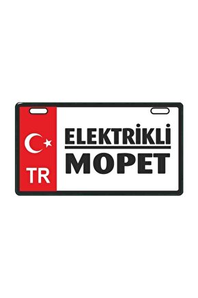 Kırmızı Elektrikli Bisiklet E-bike Plakalık