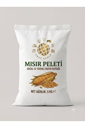 Mısır Peleti 5Kg(TÜM KANATLILAR İÇÜN;ÖRDEK,KAZ,TAVUK,VS.)