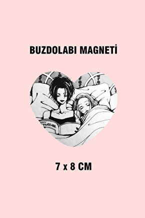 Anime Temalı Mıknatıslı Buzdolabı Magnet Süsü