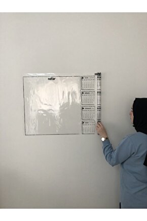 Yıllık Planlayıcı Planner Akıllı Kağıt Tahta Yazı Tahtası Kalemi Planner 2025 Model 4