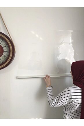 2 Tane Şeffaf Tahta Statik Akıllı Kağıt Yazı Tahtası 60x100 Cm Kalem Duvara,cama,tahtaya Uygulanır