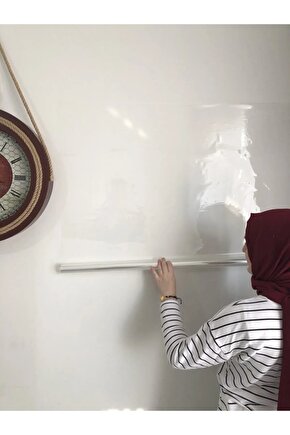 2 Tane Şeffaf Akıllı Kağıt Tahta 120x200 cm Şeffaf Yazı Tahtası