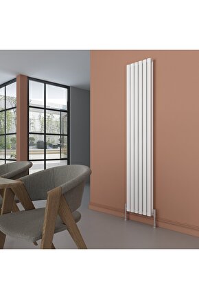 Tallis Double Alüminyum Radyatör 1800x590mm - 10 Dilim Kumlu Beyaz