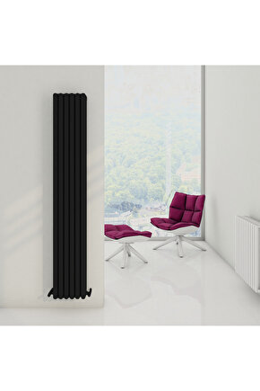 TUBO 0500*0890*18RAL 9005 KUMLU SİYAHSTANDART BAĞLANTI(İKİ YAN-ALT-ÜST-ÇAPRAZ)ALÜMİNYUM RADYATÖR