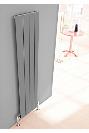 SLIM 0450*1235 ŞEFFAFPARLAK ELOKSALSTD.BAĞL.(İKİ YAN ALT-ÜST ÇAPRAZ)ALM.RADYATÖR