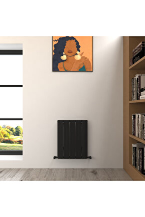 Dune Alüminyum Radyatör 525x470mm - 5 Dilim Kumlu Siyah