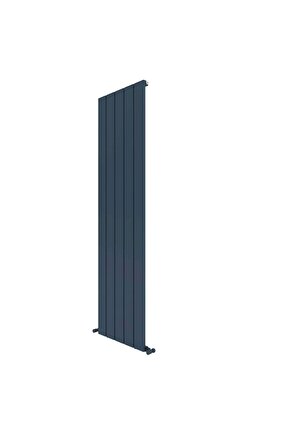 Angers Dikey Alüminyum Radyatör Modern Tasarım Antrasit 180 x 49,5 cm