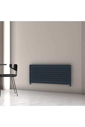 Tallis Xl Yatay Alüminyum Radyatör Modern Tasarım Antrasit 59 x 140 cm
