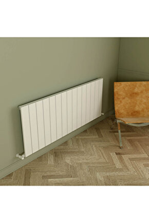 Angers Yatay Alüminyum Radyatör Modern Tasarım Beyaz 60 x 149,5 cm