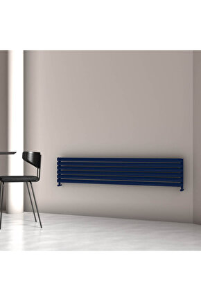 Tallis Xl Yatay Alüminyum Radyatör Modern Tasarım Lacivert 35 x 180 cm
