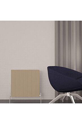 Monza Double Yatay Alüminyum Radyatör Modern Tasarım Latte 60 X 66 Cm