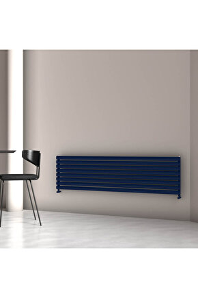 Tallis Xl Yatay Alüminyum Radyatör Modern Tasarım Lacivert 47 x 180 cm