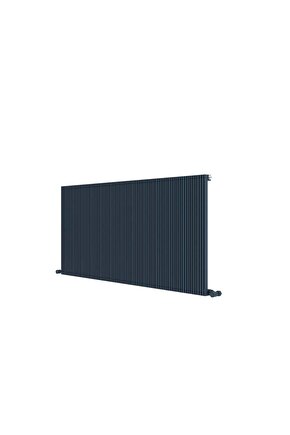 Monza Yatay Alüminyum Radyatör Modern Tasarım Antrasit 60 x 123 cm