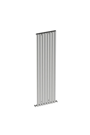 Tallis Dikey Alüminyum Radyatör Modern Tasarım Parlak Eloksal 180 x 47 cm