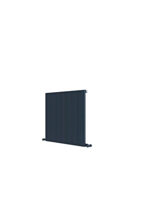 Monza Yatay Alüminyum Radyatör Modern Tasarım Antrasit 60 x 66 cm