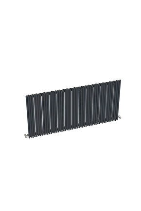 Pipette Yatay Alüminyum Radyatör Modern Tasarım Antrasit 60 x 123 cm