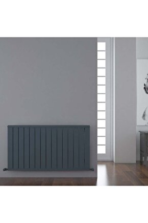 Mack Yatay Alüminyum Radyatör Modern Tasarım Antrasit 60 x 119,5 cm
