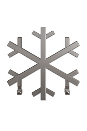 Snowflake Paslanmaz Çelik Havlupan Modern Tasarım Satine