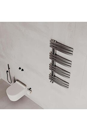 Adore Paslanmaz Çelik Havlupan Modern Tasarım Satine