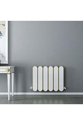 Magico Yatay Alüminyum Radyatör Modern Tasarım Beyaz 60 x 74,5 cm