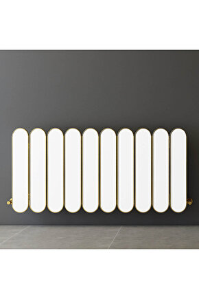 Magico Yatay Alüminyum Radyatör Modern Tasarım Beyaz 60 X 124,5 Cm