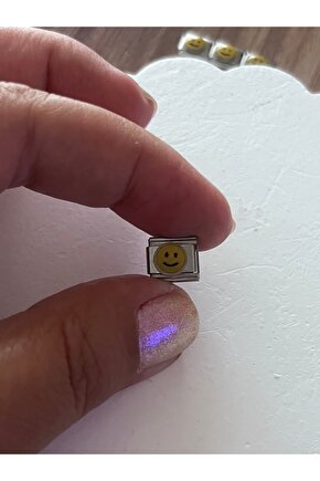 Çelik İtalyan bileklik charmı