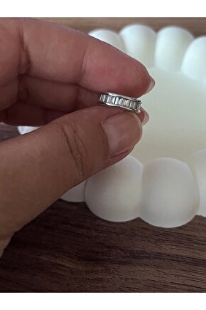 Gümüş renk Ear cuff