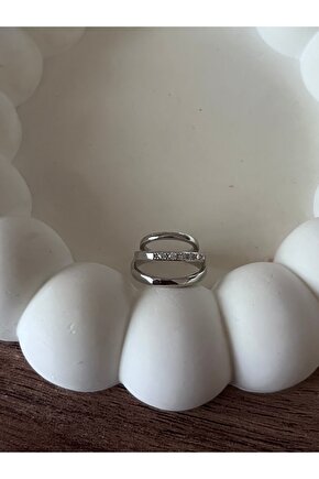 Gümüş renk Ear cuff