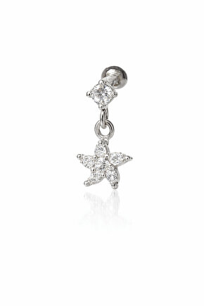 Gümüş Sallantılı Piercing