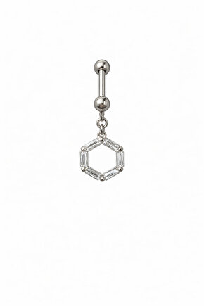 Gümüş Sallantılı Piercing