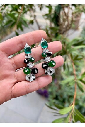 Emerald Noir Küpe