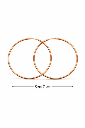 Halka Küpe Çap:7 cm