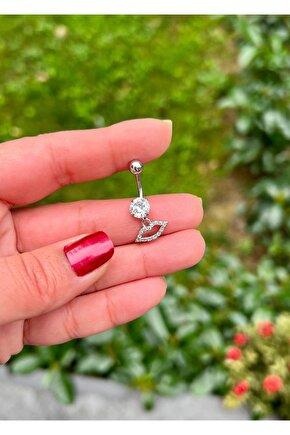 Cerrahi Çelik Dudak Göbek Piercing