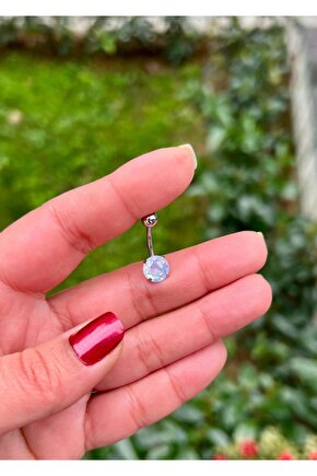 Cerrahi Çelik Tektaş Göbek Piercing