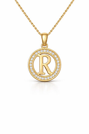 R Harfi Planet Kolye