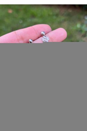 925 ayar gümüş 5 mm Top Küpe