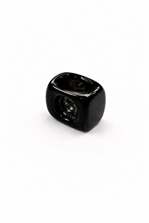 Siyah Murano Cam Charm