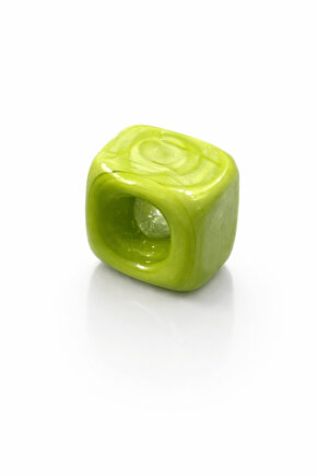 Yeşil Mat Murano Cam Charm