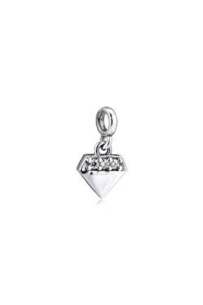 Me Taşlı Elmas Charm