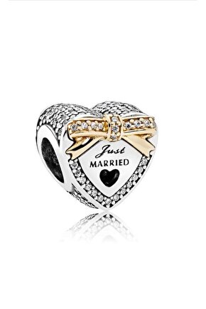 Yeni Evli Kalp Charm (Just Married)