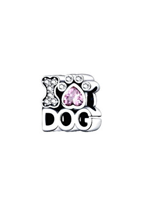 Pempe Kalp Taşlı Dog Charm