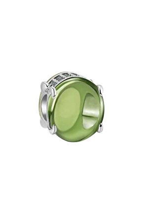 Yeşil Taşlı Murano Charm