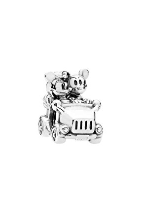 Mickey Ve Minnie Arabalı Charm