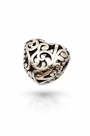 Desenli Kalp Charm